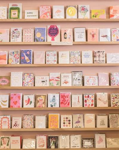 Greeting card shop